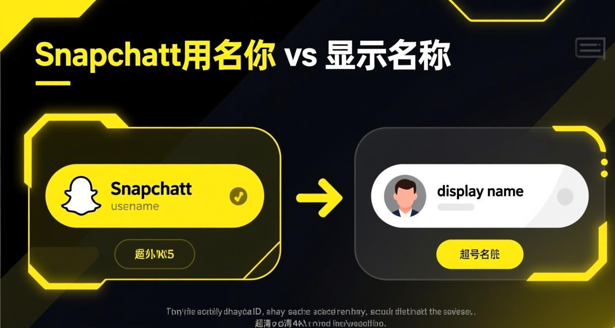 Snapchat 用户名和显示名称的区别